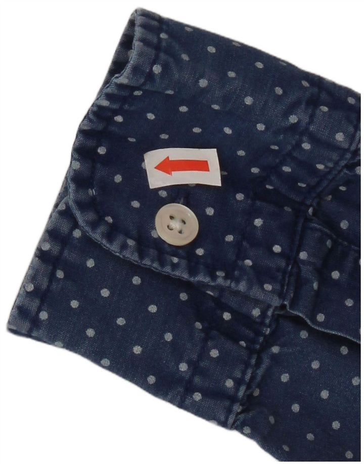 Koszula męska Levi's, duża, niebieska, bawełniana w cętki