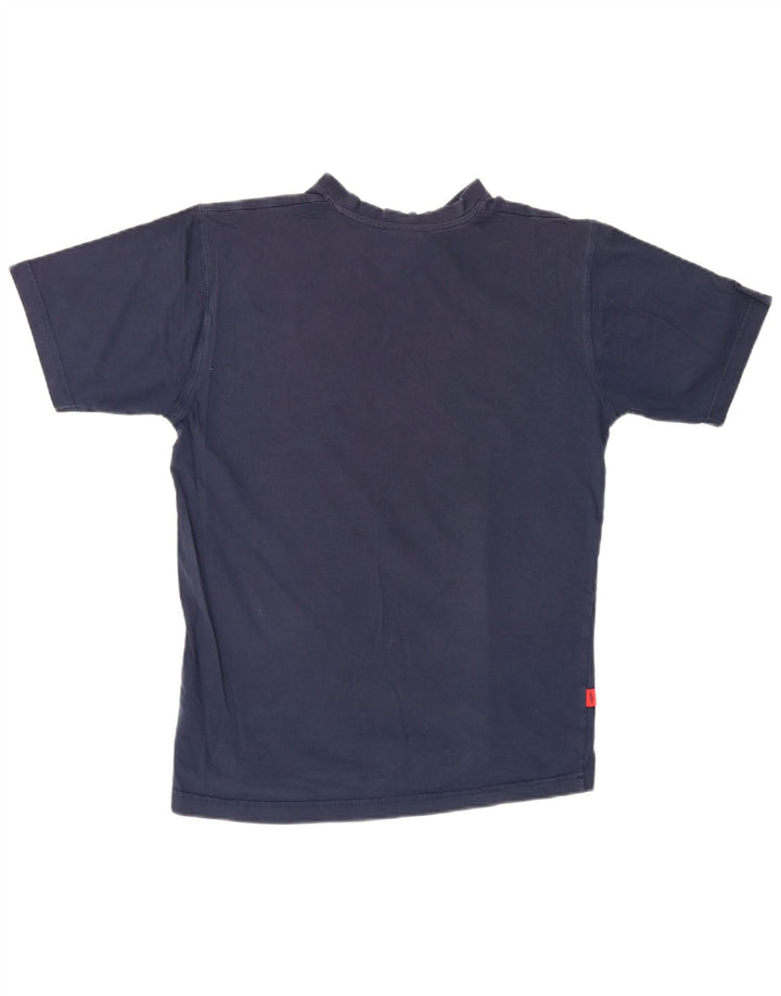 T-shirt męski Umbro, średni, granatowy, bawełniany