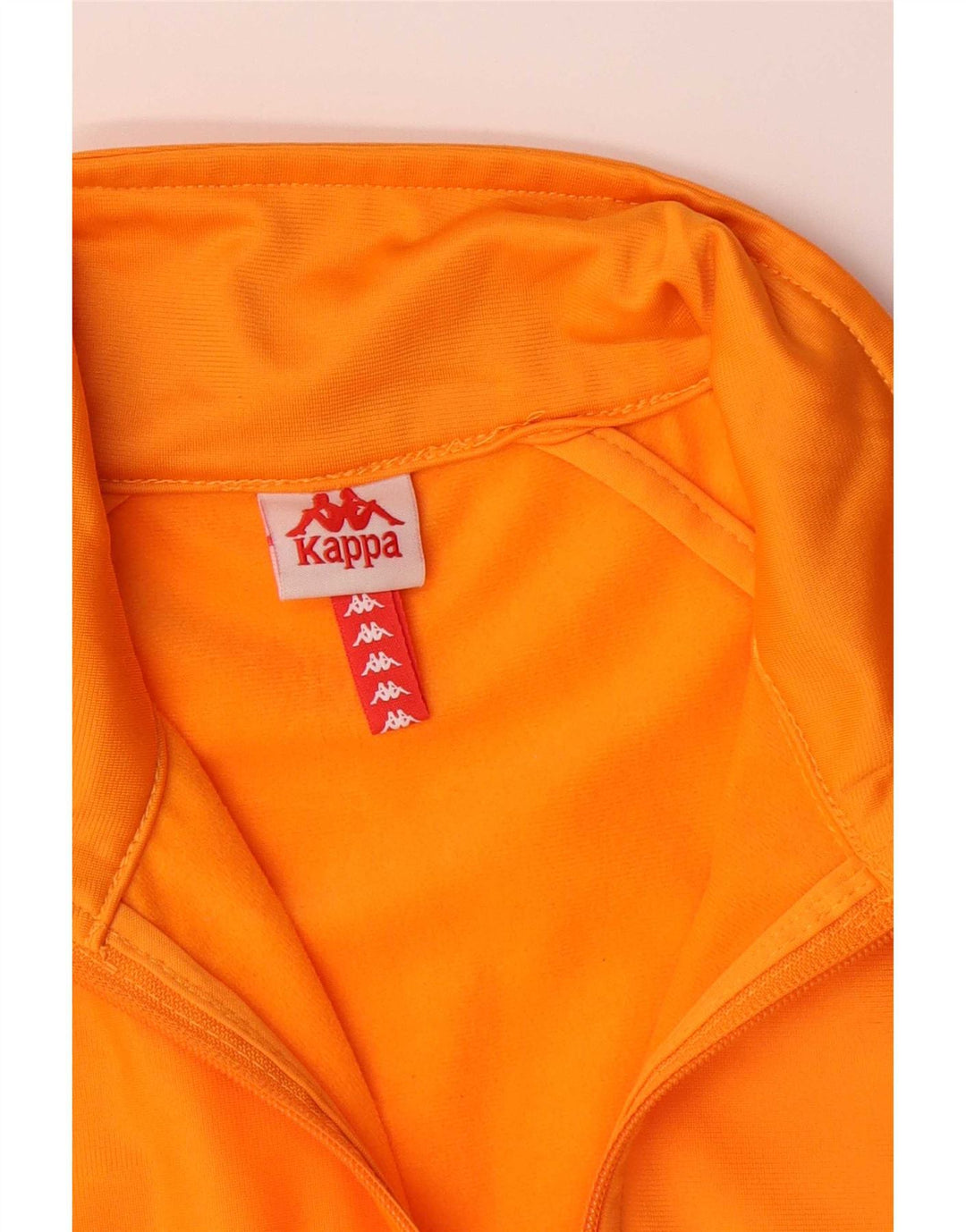 Damska kurtka dresowa Kappa Graphic UK 10 Small Orange Colorblock