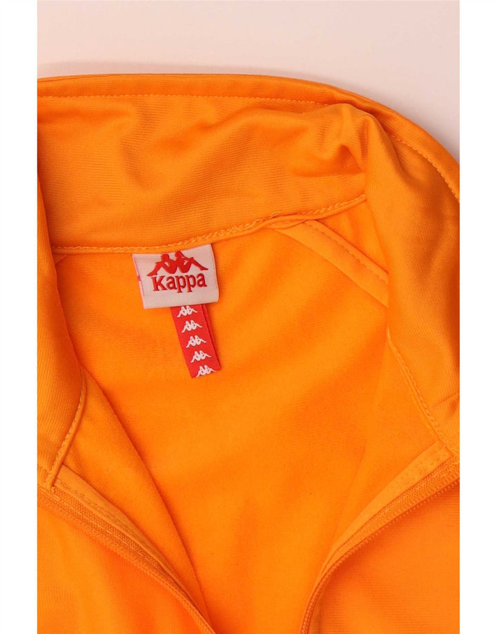 Damska kurtka dresowa Kappa Graphic UK 10 Small Orange Colorblock
