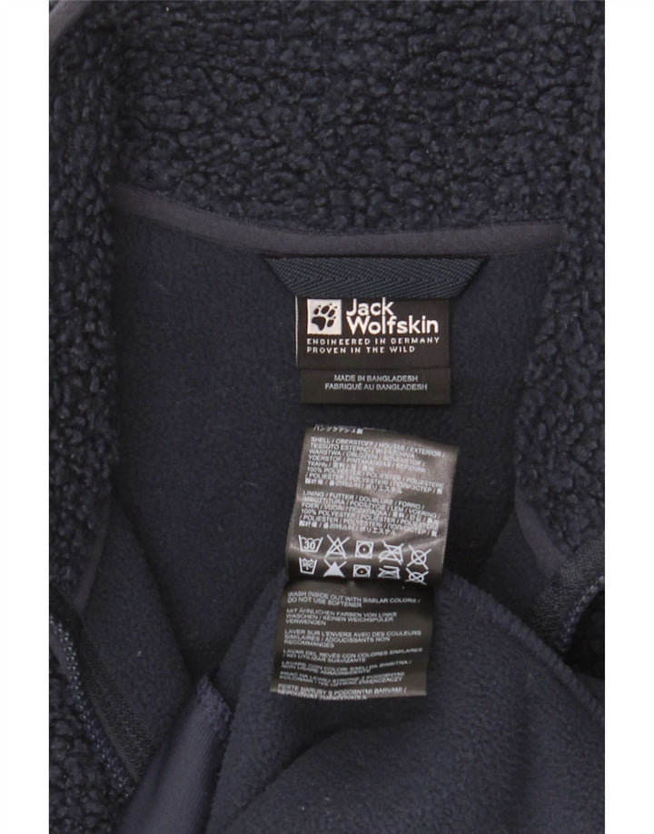 Damska kurtka polarowa Jack Wolfskin UK 18 XL, granatowa, poliestrowa