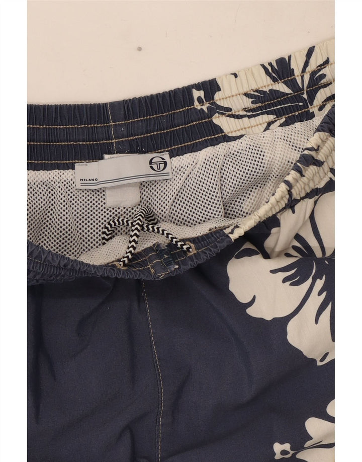 Męskie spodenki kąpielowe Sergio Tacchini, średni granatowy, kwiatowy
