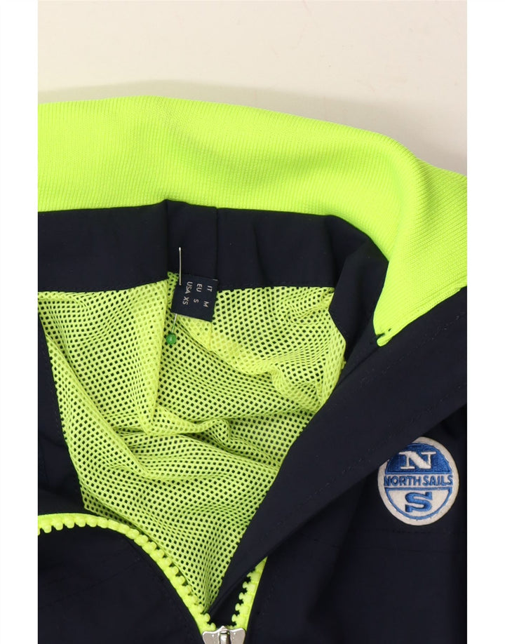 NORTH SAILS Mens Bomber Jacket UK 36 Small Navy Blue Polyamide Vintage North Sails and Second-Hand North Sails from Messina Hembry 