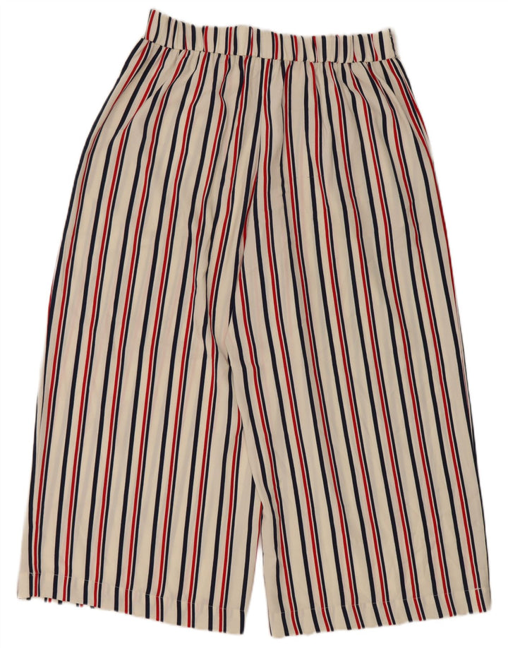 Spodnie damskie Zara Capri duże W34 L22 w białe paski