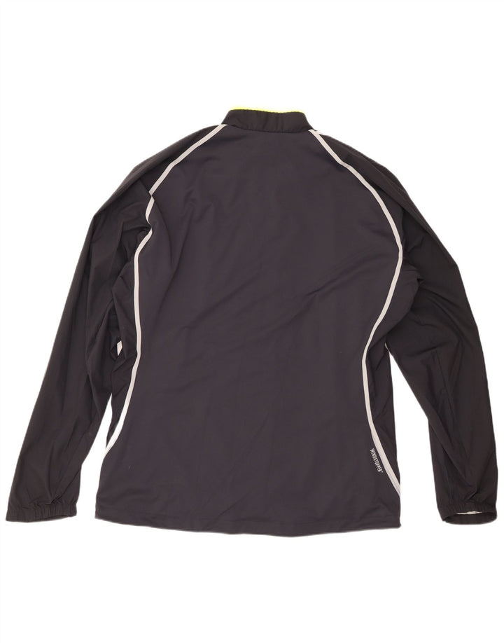 Męska kurtka przeciwdeszczowa ADIDAS Clima 365 UK 40, duża, granatowa, z poliestru