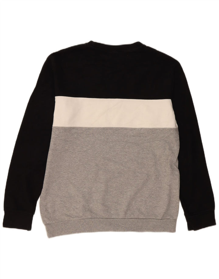 Męski sweter Zara, duży, wielobarwny, bawełniany blok kolorów