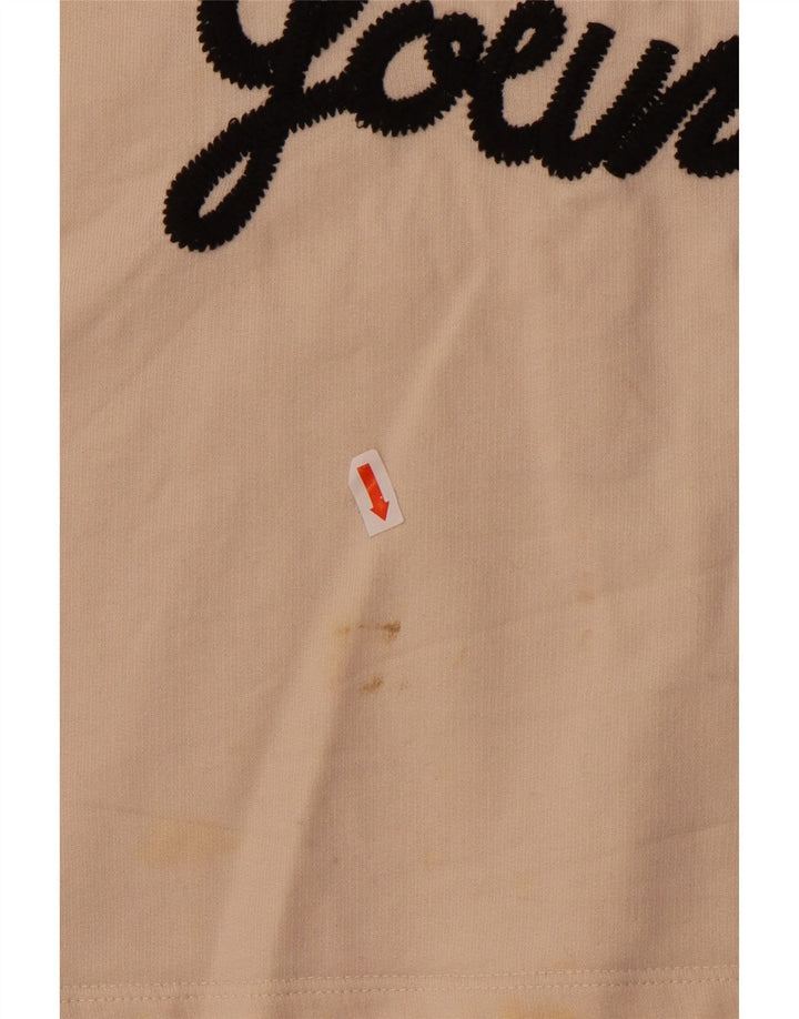 Damska koszulka z krótkim rękawem French Connection Top UK 14, średnia beżowa bawełna