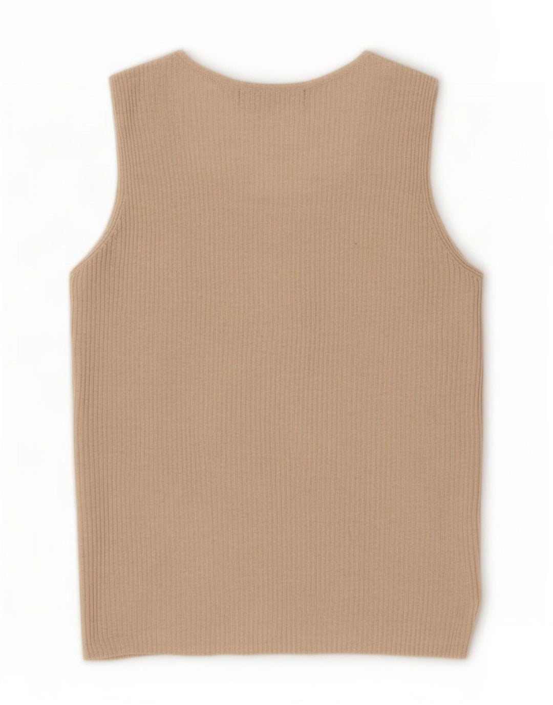 Marks & Spencer Damski top z kamizelką UK 14 Large Beżowa Wiskoza