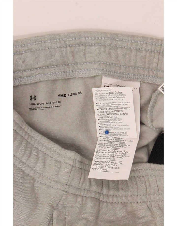 Spodnie dresowe chłopięce Under Armour Joggers 9-10 lat, średnioszare, bawełniane