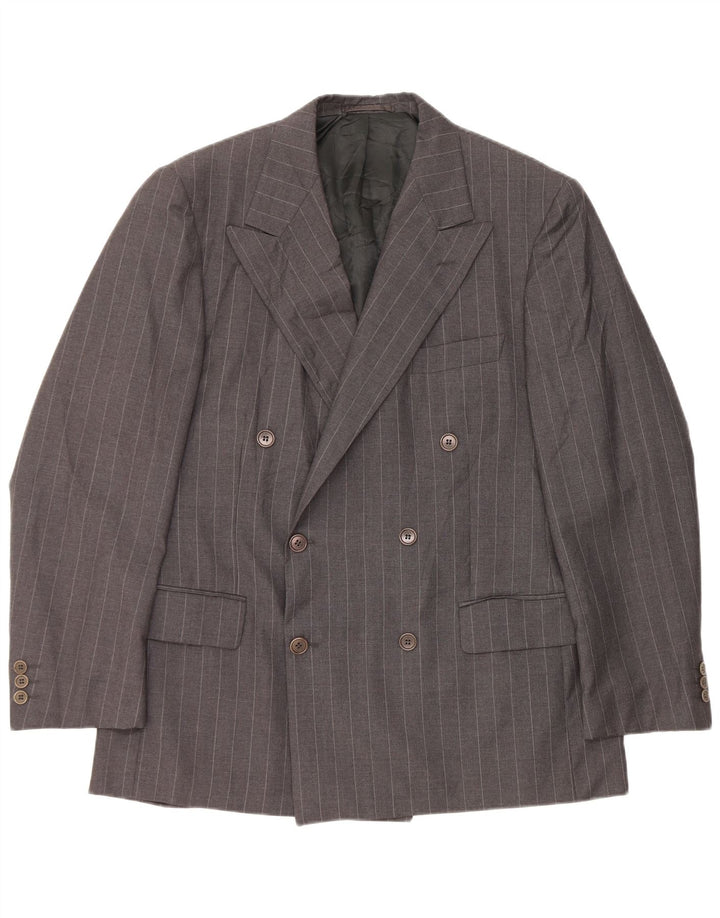 Męska marynarka Ermenegildo Zegna rozmiar 54 XL w szare paski