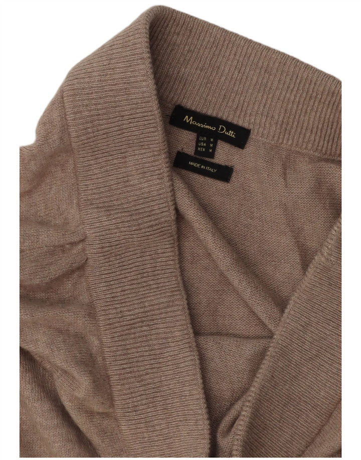 Spódnica damska Massimo Dutti w kształcie litery A, średnia W32, beżowa