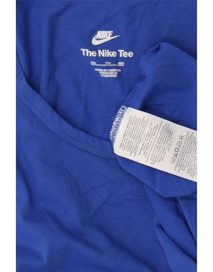 Męska koszulka z kamizelką Nike 2XL, niebieska, bawełniana