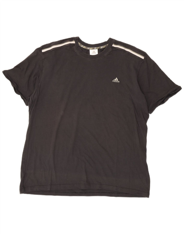Adidas Męska koszulka Top 2XL Czarna bawełna
