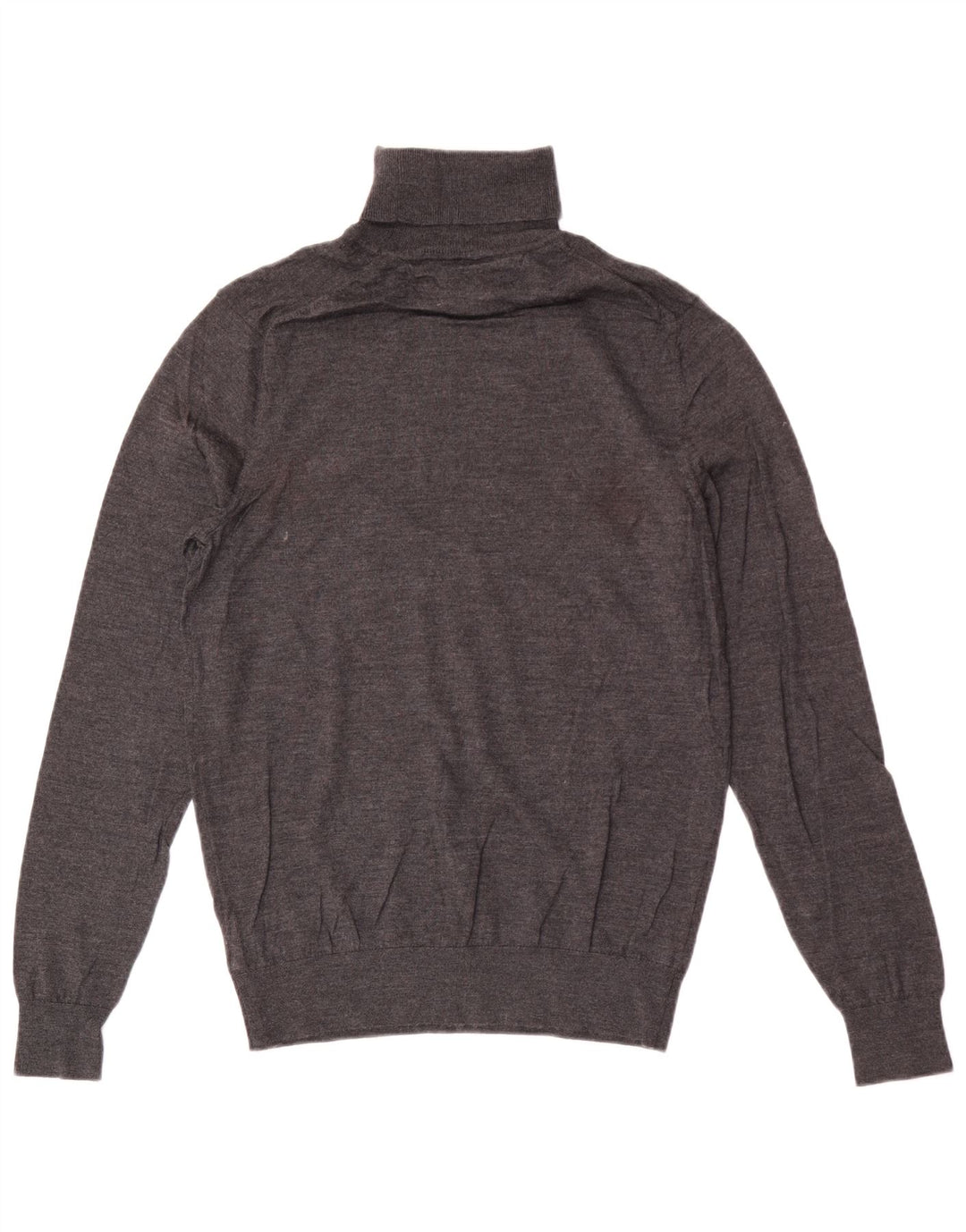 Męski sweter z golfem Tommy Hilfiger, duży, szary, wełniany