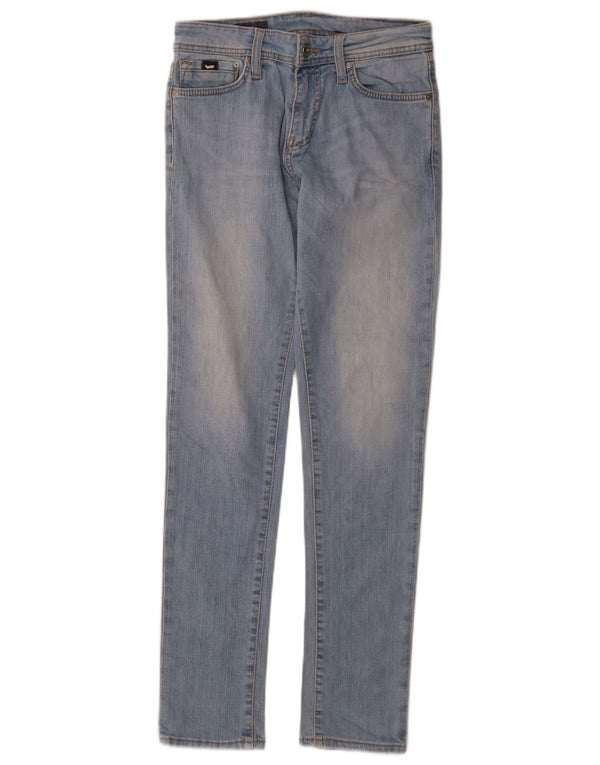 Damskie jeansy skinny Gas W29 L32 Niebieskie bawełniane