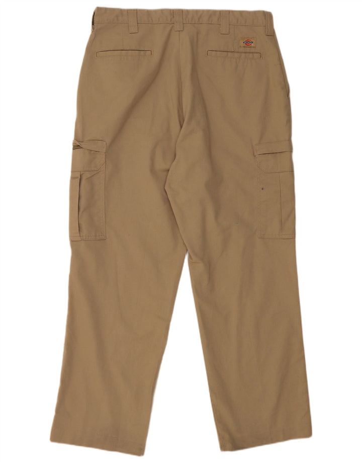 Męskie proste spodnie cargo DICKIES W34 L30 Beżowy poliester