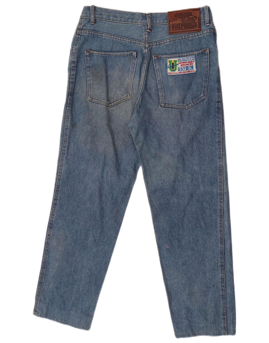 Mundurowe damskie dżinsy zwężane IT 46 Large W30 L26 Blue
