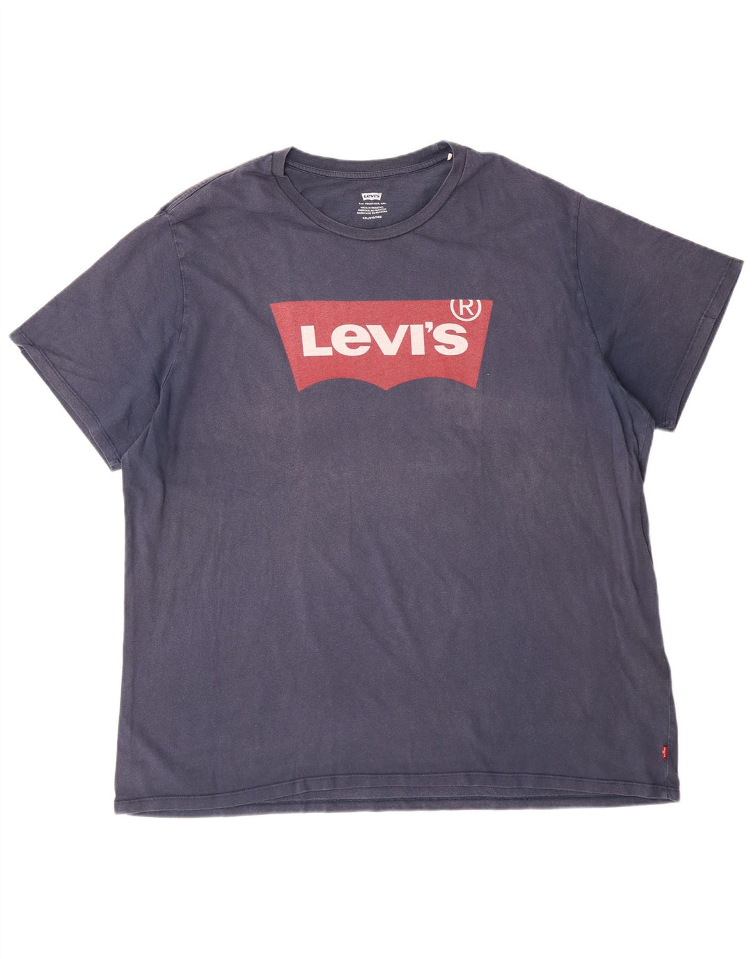 Męska koszulka z grafiką Levi's Top 3XL, granatowa, bawełniana