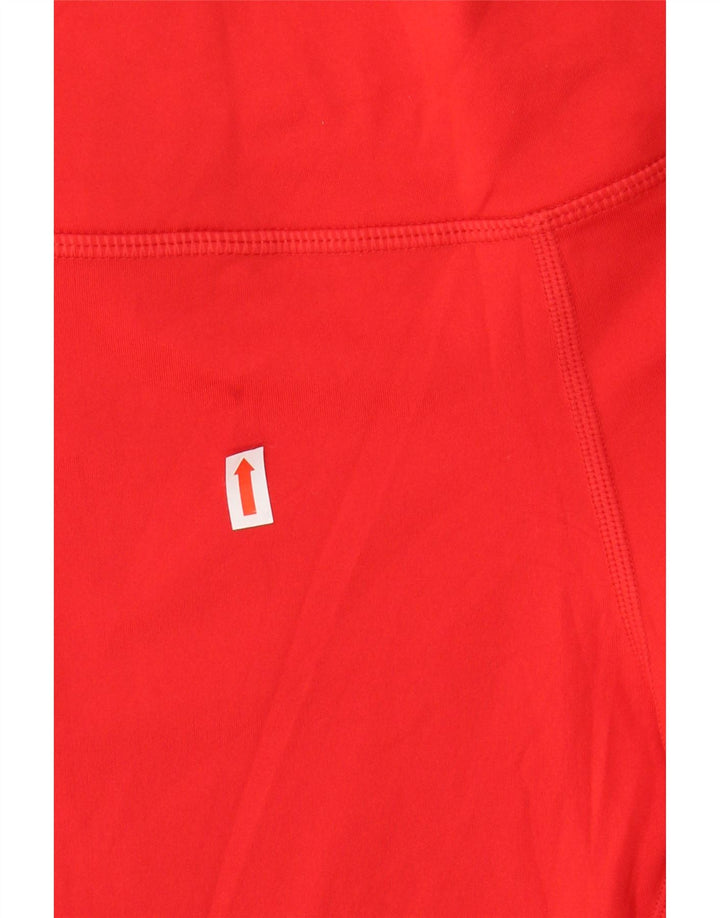Damskie legginsy NIKE Dri Fit Graphic Crop UK 14, duże czerwone