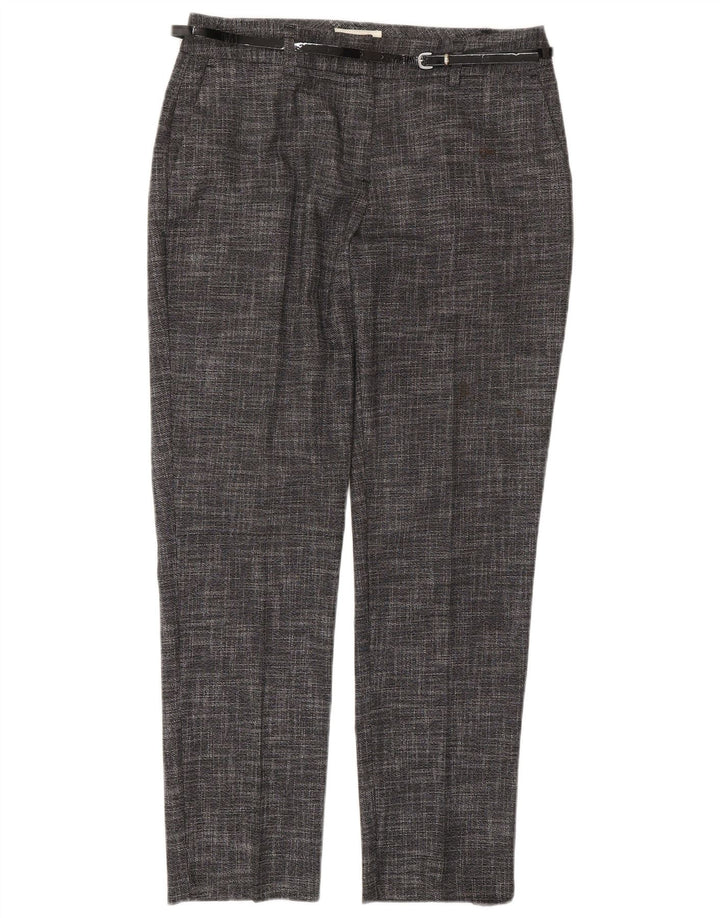 Krótkie spodnie damskie MONSOON UK 10 Small W27 L28 Szare nakrapiane