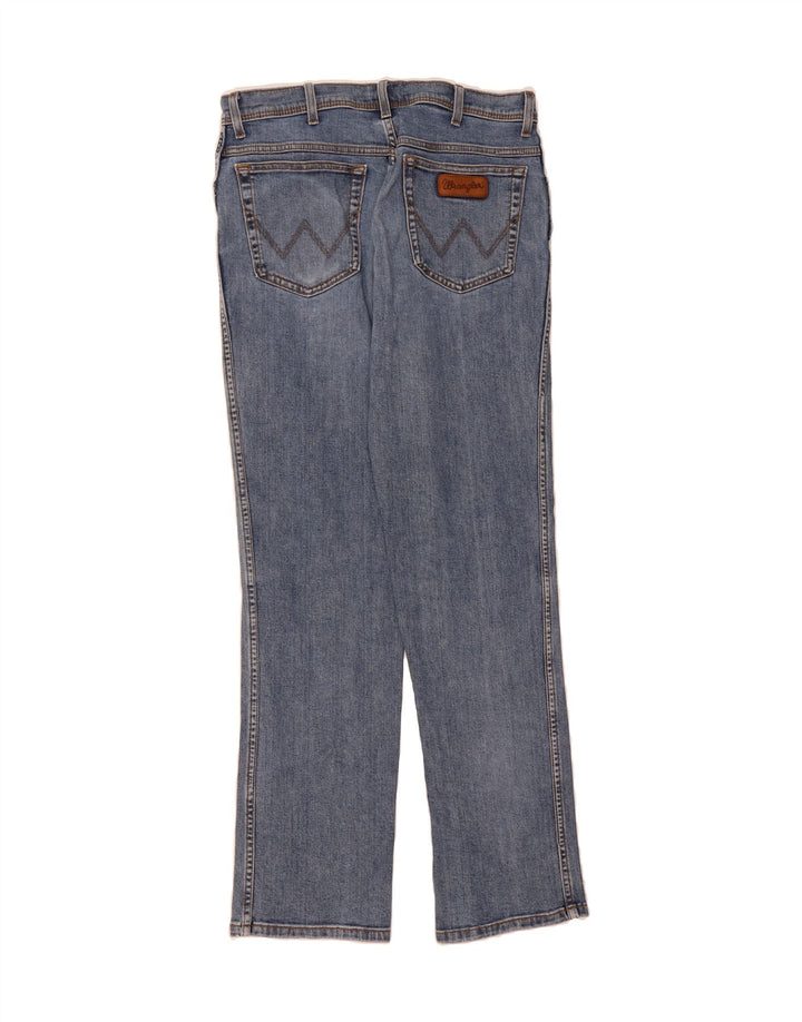 WRANGLER Mens Straight Jeans W34 L34 Blue Vintage Wrangler and Second-Hand Wrangler from Messina Hembry 