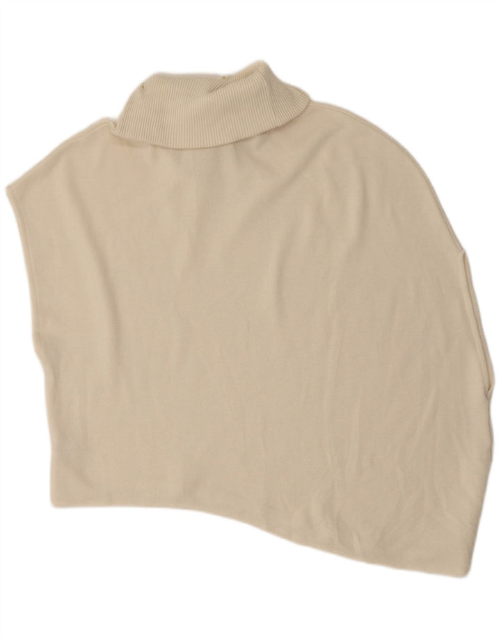 Damski podkoszulek Zara z asymetryczną kamizelką oversize UK 16, duży w kolorze złamanej bieli