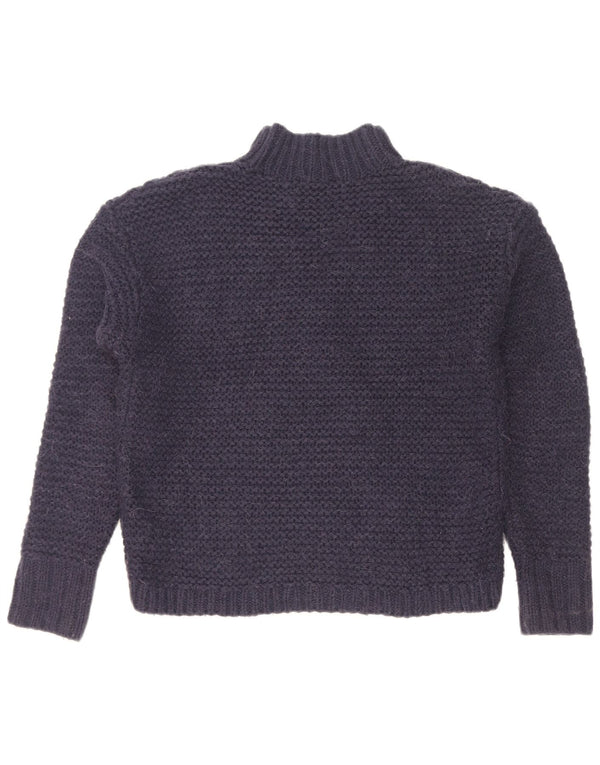 Damski sweter oversize Gap z golfem UK 10, mały, granatowy