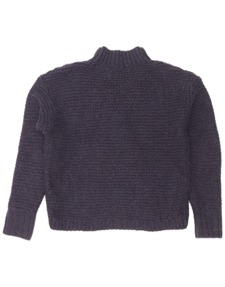 Damski sweter oversize Gap z golfem UK 10, mały, granatowy