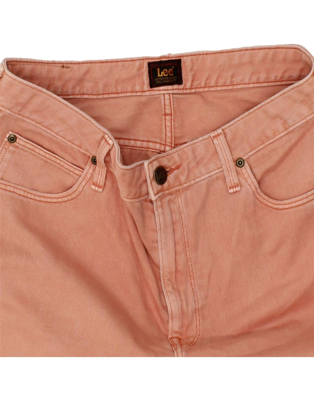LEE Womens Carol Slim Jeans W31 L30 Red Cotton Vintage Lee and Second-Hand Lee from Messina Hembry 