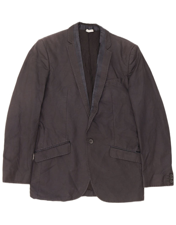 Dolce & Gabbana Mens 1 Button 2 Piece Suit IT 48 Medium W32 L33 Navy Blue