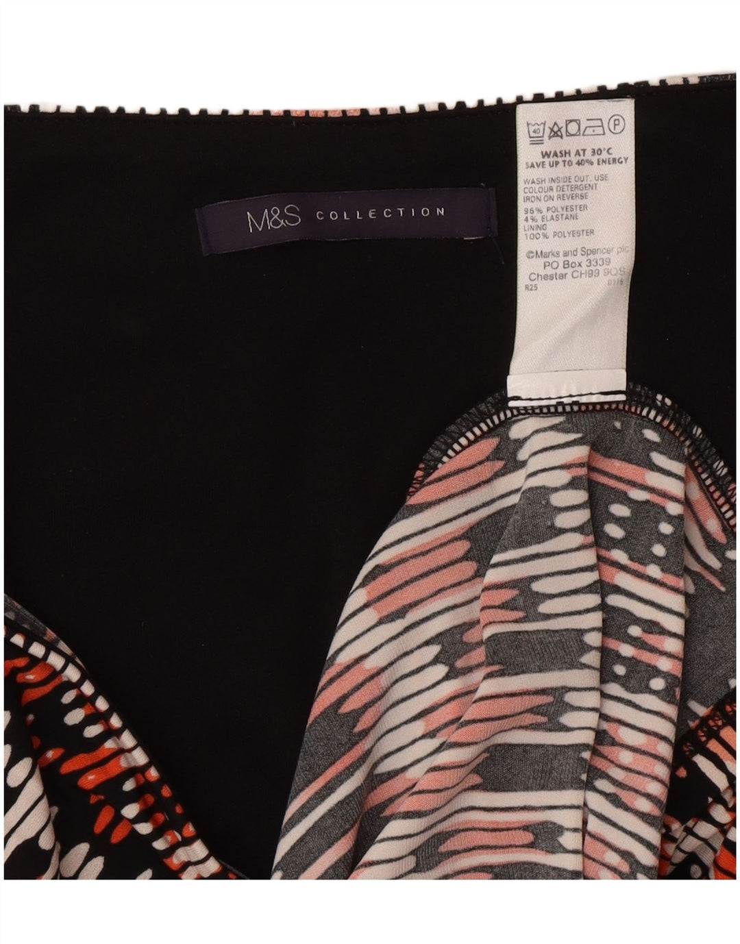 Damska sukienka typu shift Marks & Spencer UK 16, duża, wielokolorowa, geometryczna