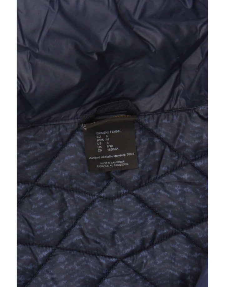 Damska kurtka puchowa Jack Wolfskin UK 8/10, mała, granatowa, nylonowa