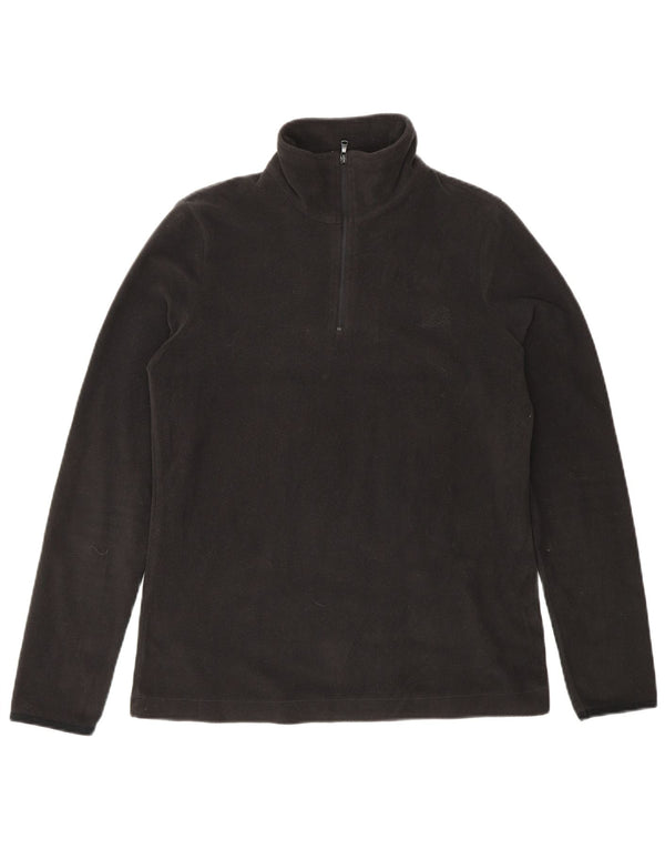 Damski sweter polarowy LOTTO z zamkiem błyskawicznym, mały, czarny