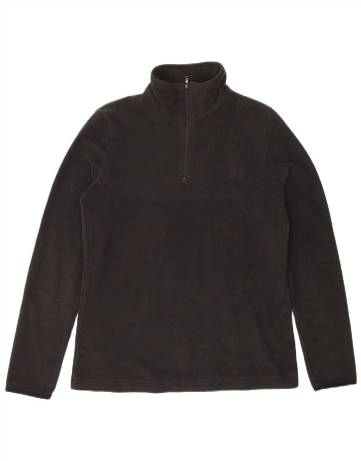 Damski sweter polarowy LOTTO z zamkiem błyskawicznym, mały, czarny