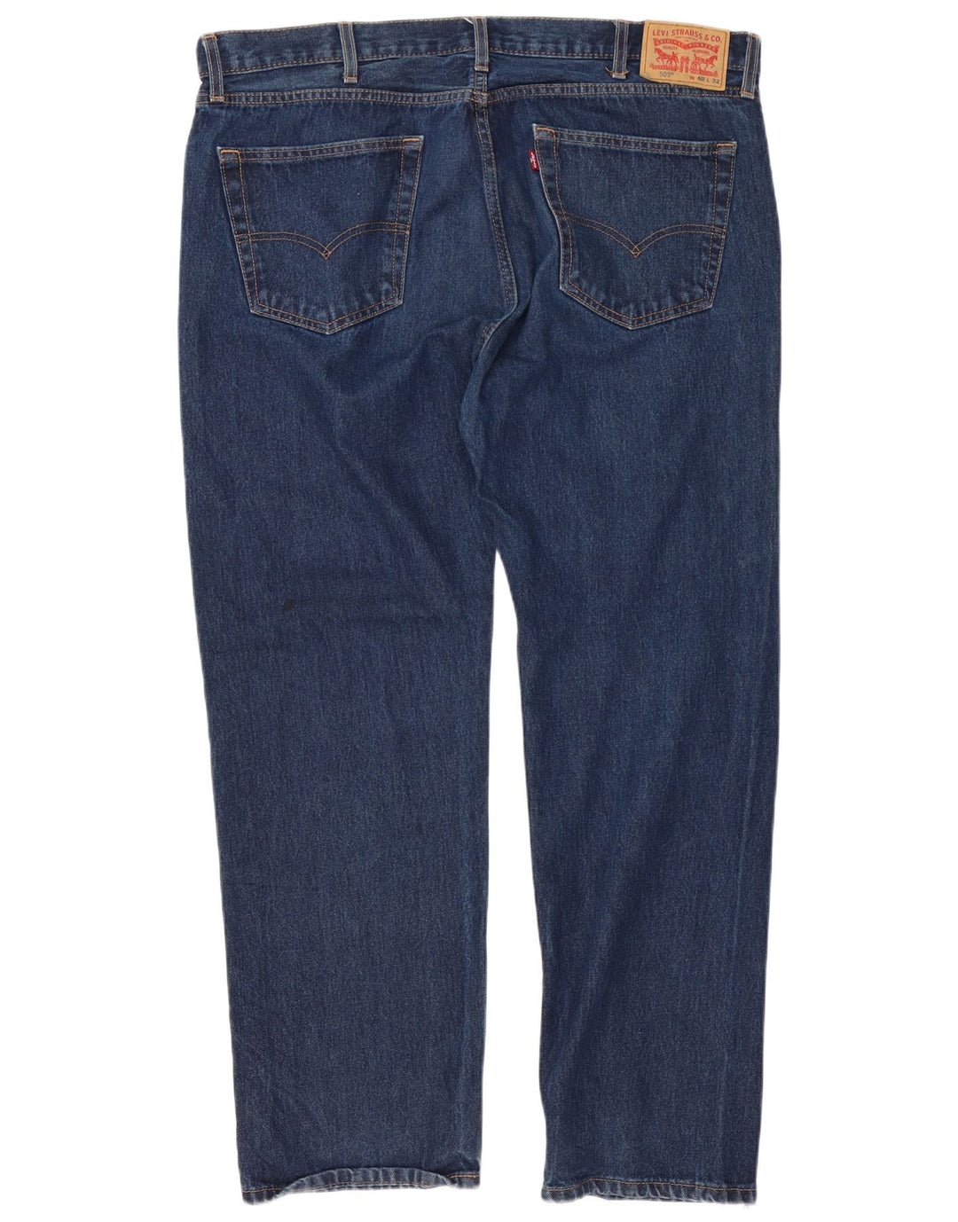 Męskie dżinsy Levi's 505 Straight W40 L30 Granatowa bawełna