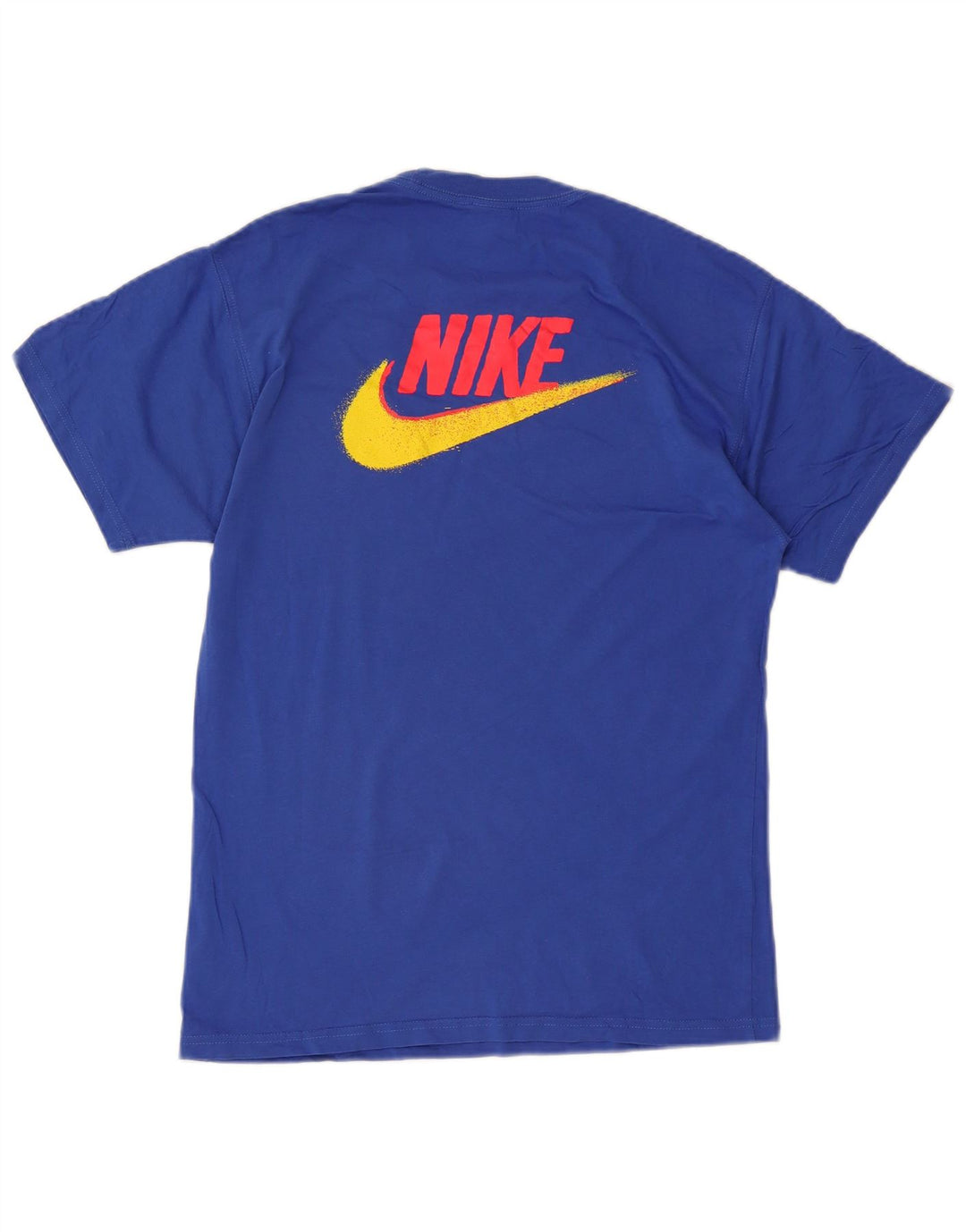Męski T-shirt z grafiką Nike, mały, niebieski, bawełniany