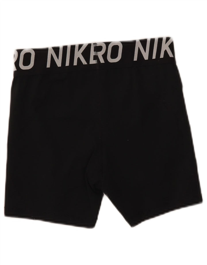 Damskie spodenki sportowe Nike Dri Fit Graphic UK 12, średni czarny poliester