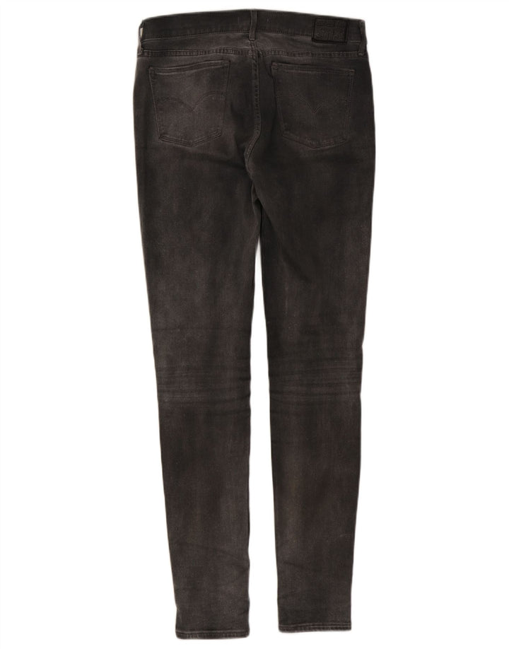 Damskie jeansy Levi's 710 Super Skinny W31 L32 Szara bawełna