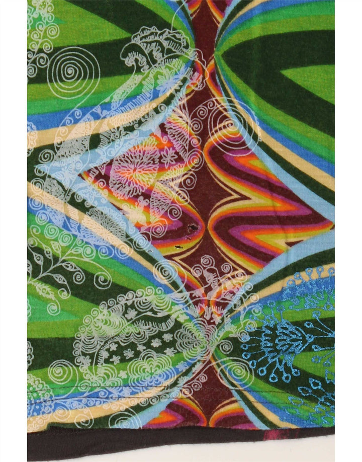 Damska koszulka z grafiką Desigual Top UK 12 Medium wielokolorowy motyl