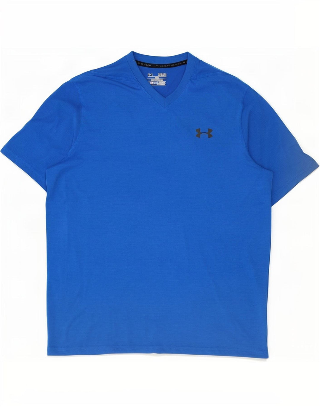 Męska koszulka Under Armour Heat Gear Top, średni niebieski poliester