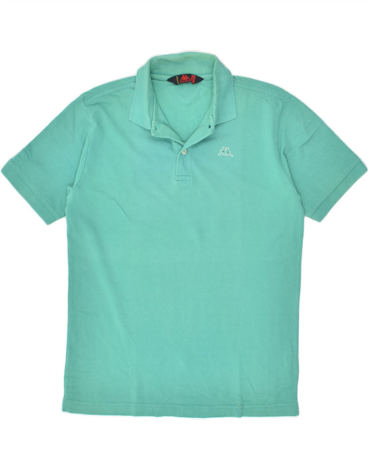 KAPPA Mens Polo Shirt Medium Green Cotton | Vintage Kappa | Thrift | Second-Hand Kappa | Used Clothing | Messina Hembry 