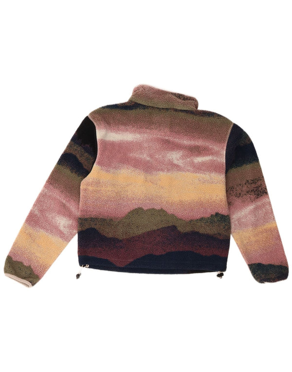 Damski sweter oversize z polaru Columbia, UK 10, mały, wielokolorowy