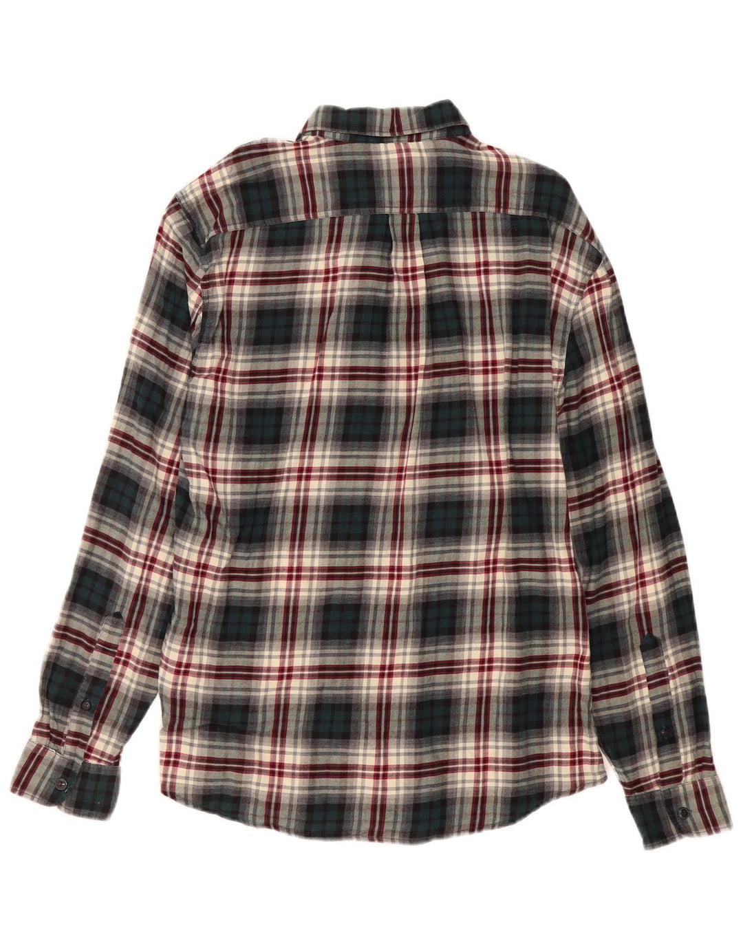 Męska koszula flanelowa DOCKERS, duża, bawełniana w zieloną kratę