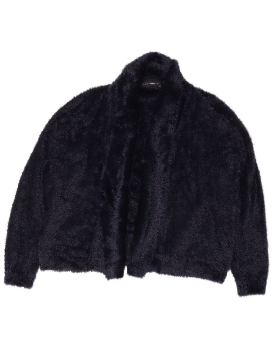 Marks & Spencer Damski sweter rozpinany UK 18 XL Granatowy poliamid