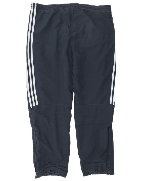 Męskie spodnie dresowe Adidas Joggers UK 40/42 Średni granatowy poliester
