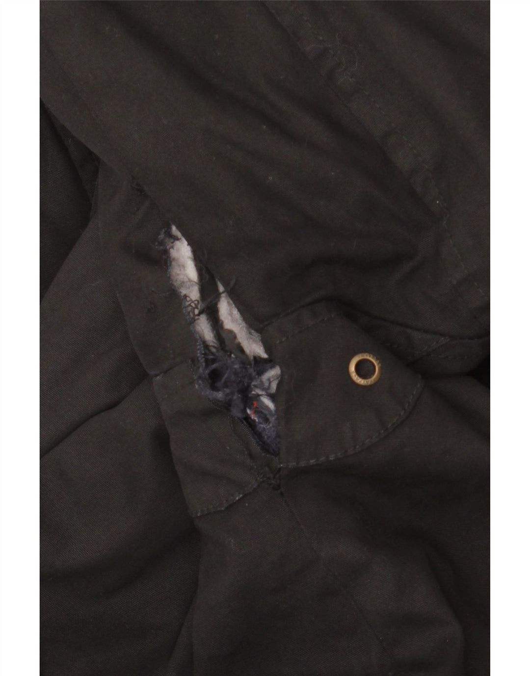 Męska kurtka z woskowanej bawełny Fat Face UK 40, duża czarna