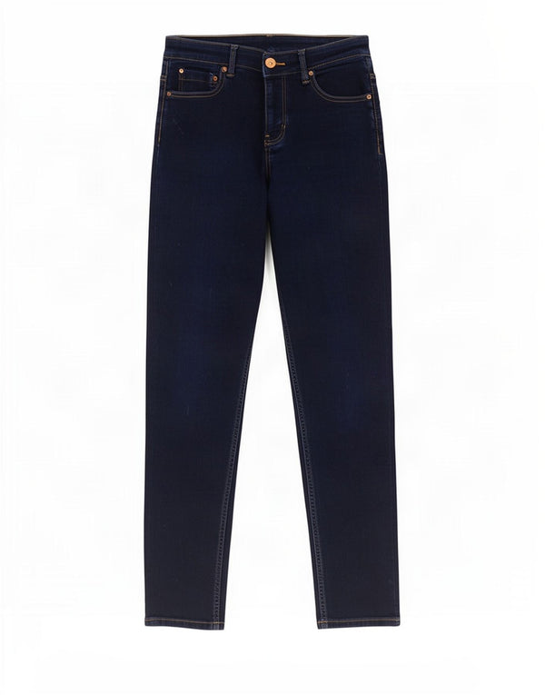 Marks & Spencer Damskie The Lily Slim Jeans UK 12 Medium W30 L29 Granatowe