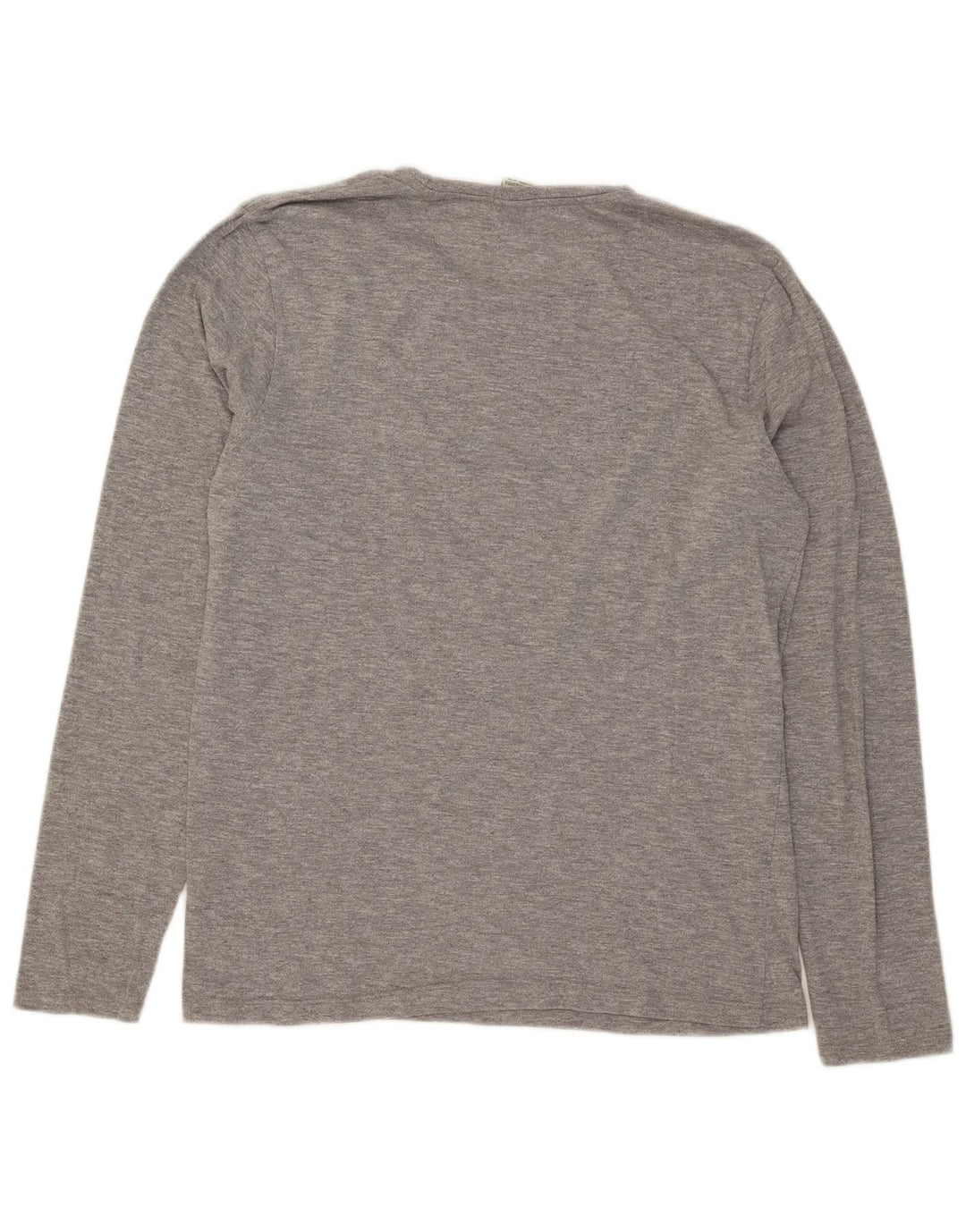Męski top Scotch & Soda z długim rękawem, duży, szary, bawełniany