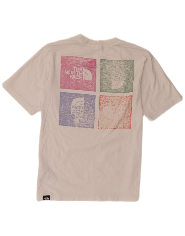 Damska koszulka z grafiką The North Face Top UK 10, mała, biała, bawełniana