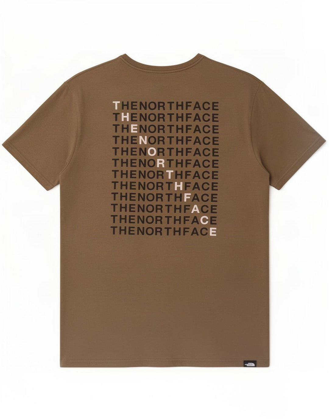 Męski T-shirt z grafiką The North Face, średni khaki